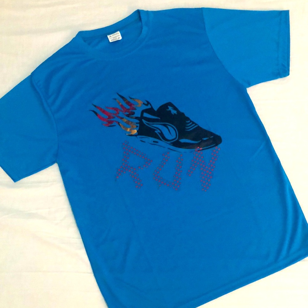 Augusta sportswear Electric Blue running tee